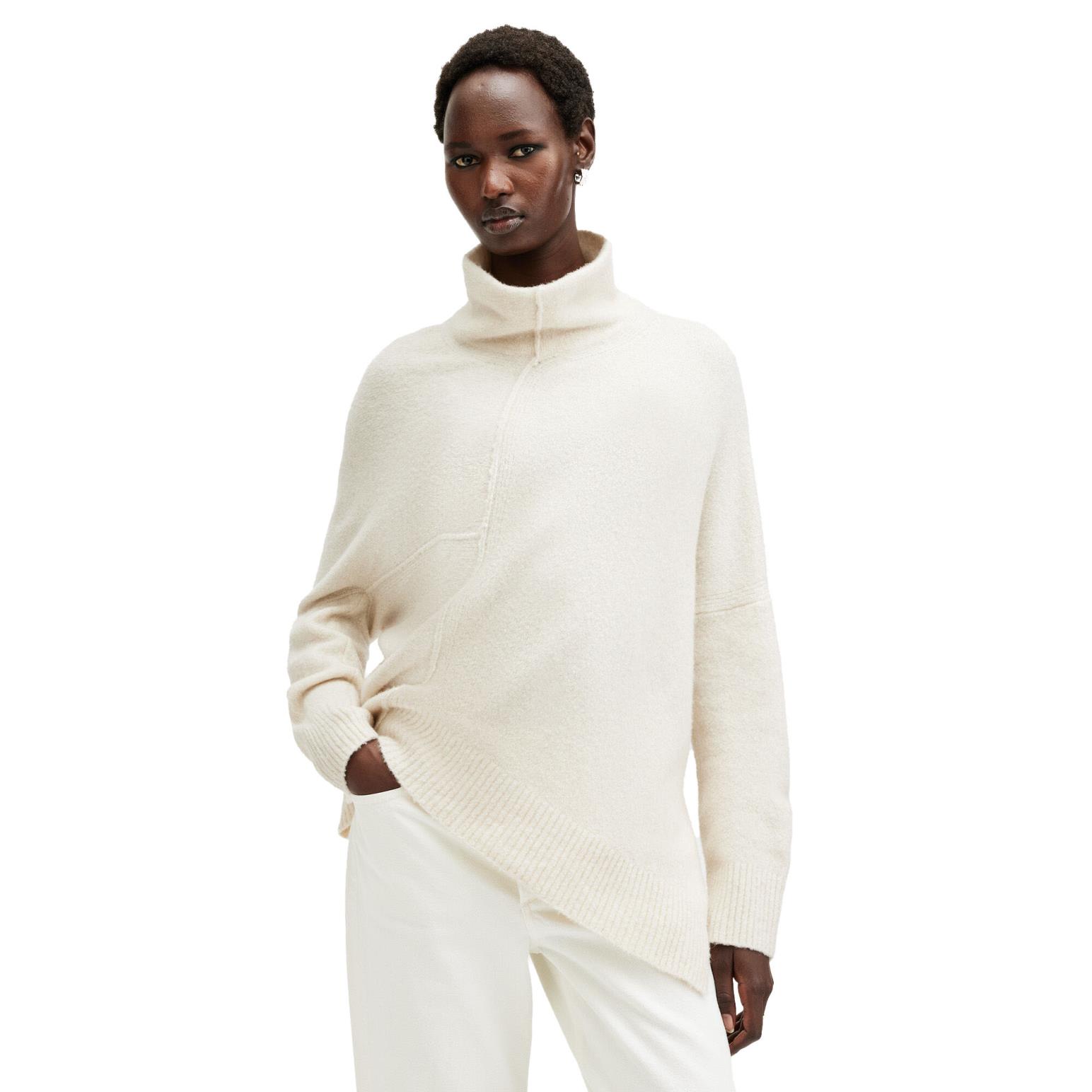 AllSaints Lock Roll Neck Relaxed Fit Jumper